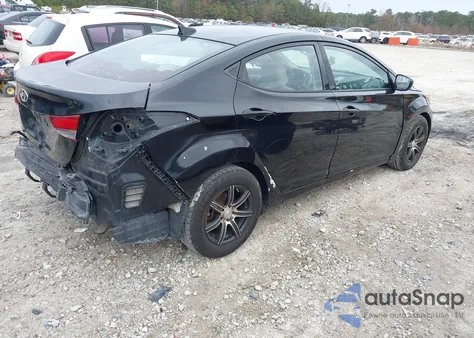 2016 Hyundai Elantra Se z USA, uszkodzony, nr VIN 5NPDH4AE3GH755703